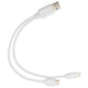 CARGADOR CONEXION MICRO USBREON BLANCO