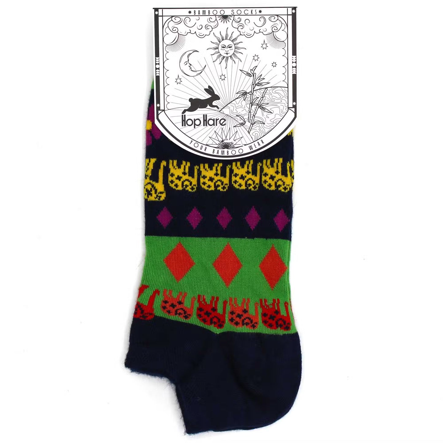 Hop Hare Bambus-Socken, Größe S/M (36-40) - Lucky Elephant -