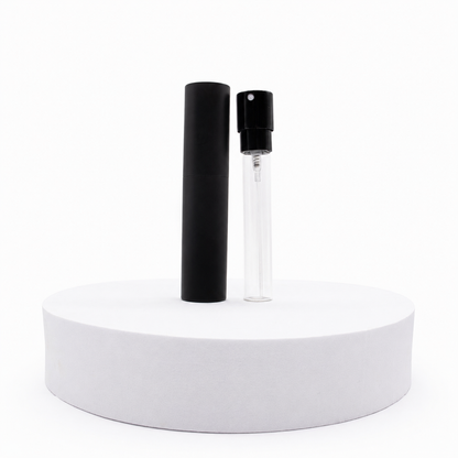 Botella giratoria de perfume - 10 ml - Negro