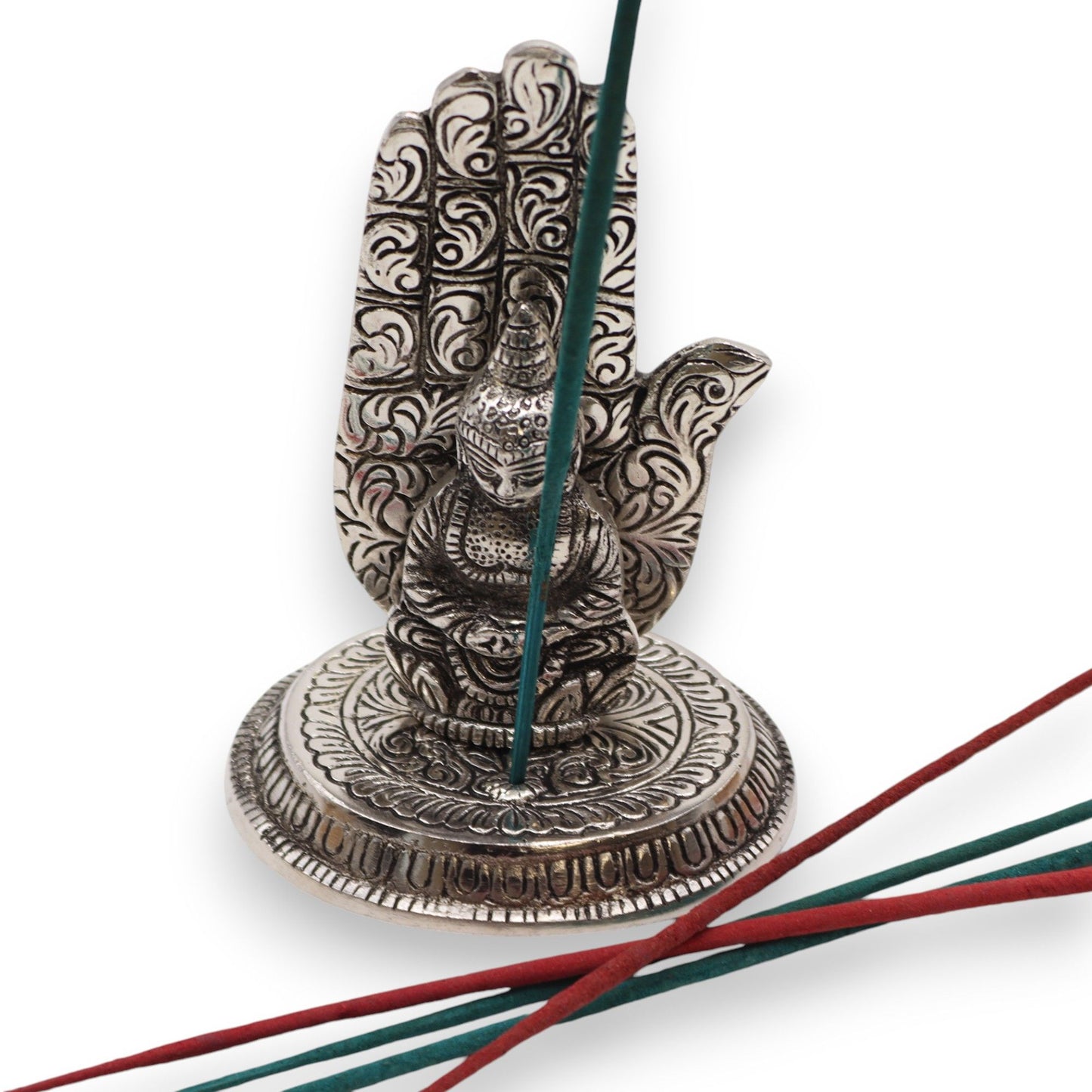 Buddha Hand Räucherstäbchenhalter 13x9cm