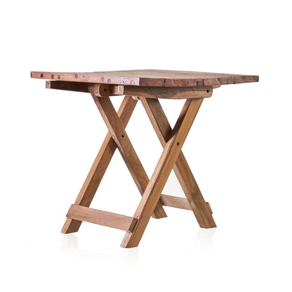 Mesa de centro redonda plegable - 50x50cm