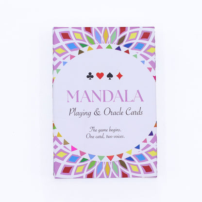 Mandala zum Spielen und Orakelkarten – Kaleidoskopische Symmetrie