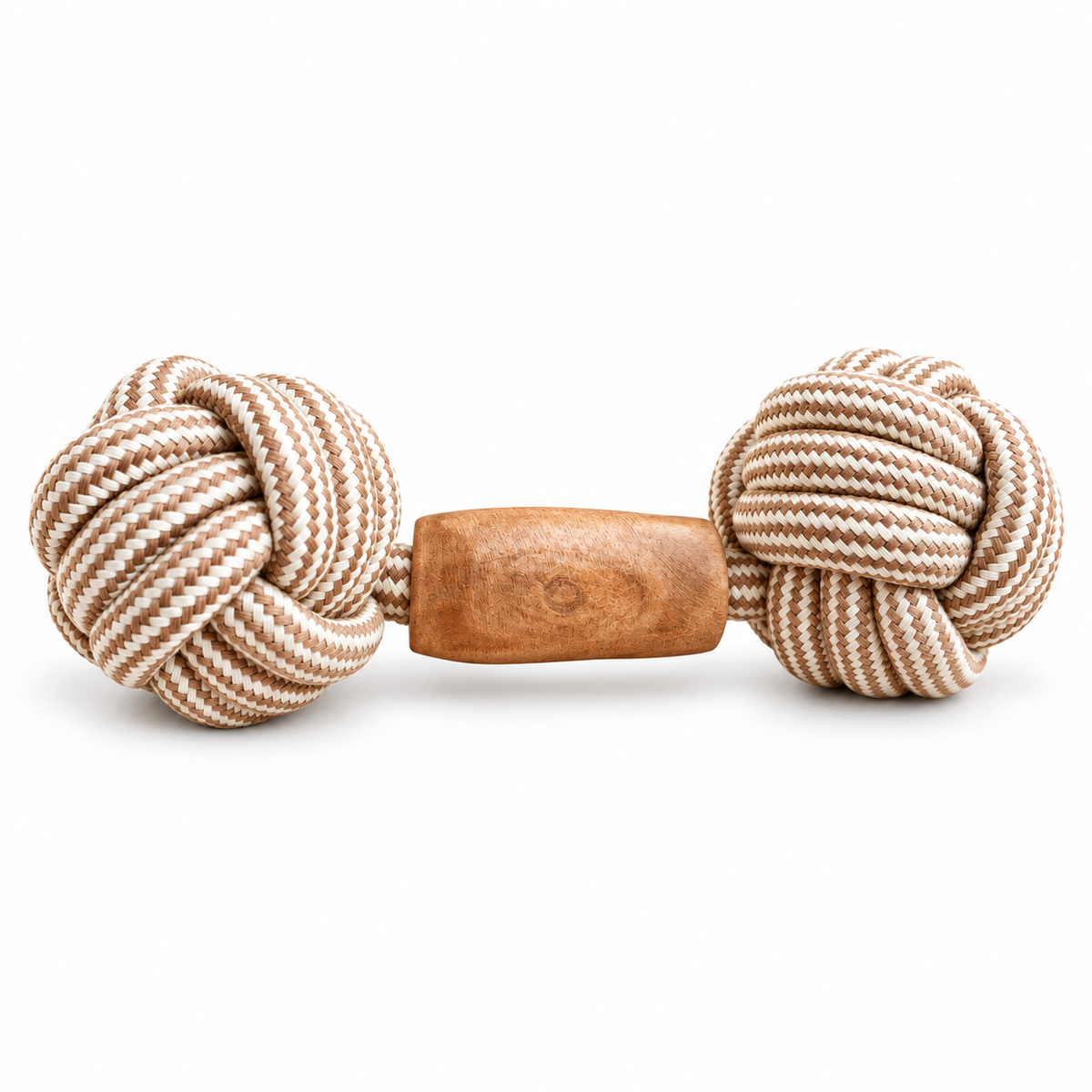 Juguetes PAW para mascotas – Mordedor de madera de café Double Trouble Tug