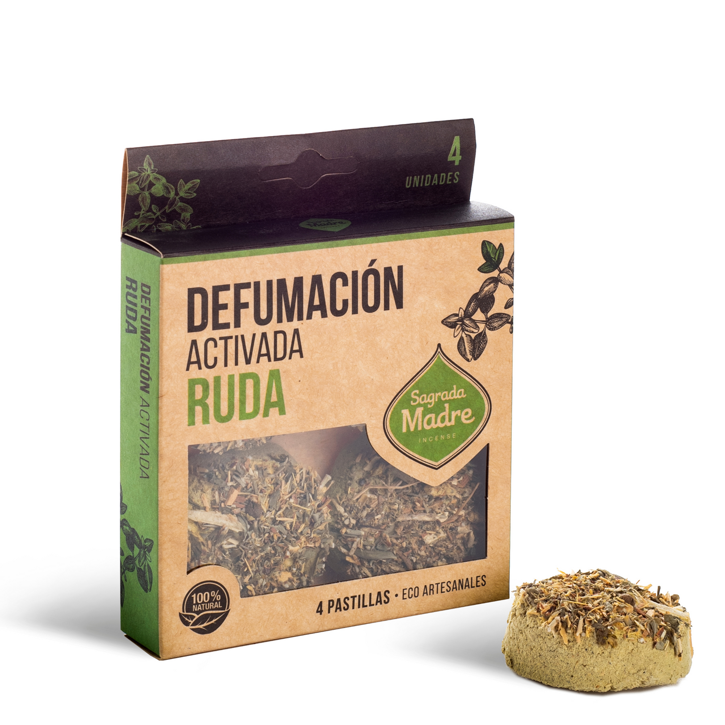 Comprimés d'encens en résine x 4 Rue