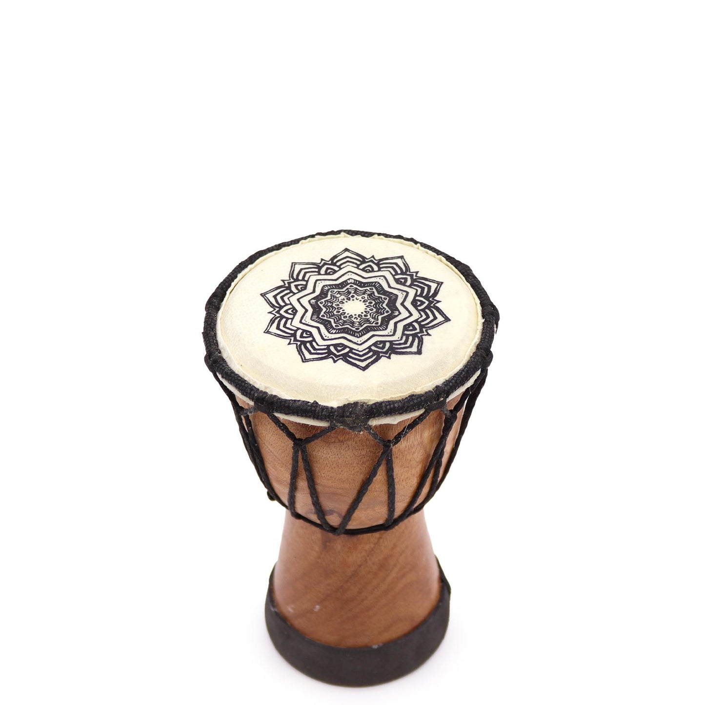 Djembé fait main avec plateau large - 15 cm