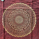 T-shirt Nomad Sari Large - Mandala - Bordeaux