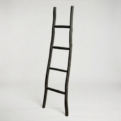 Gran escalera de madera Kemu - 1,5 m - Negro - Estilo japonés