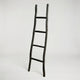 Gran escalera de madera Kemu - 1,5 m - Negro - Estilo japonés