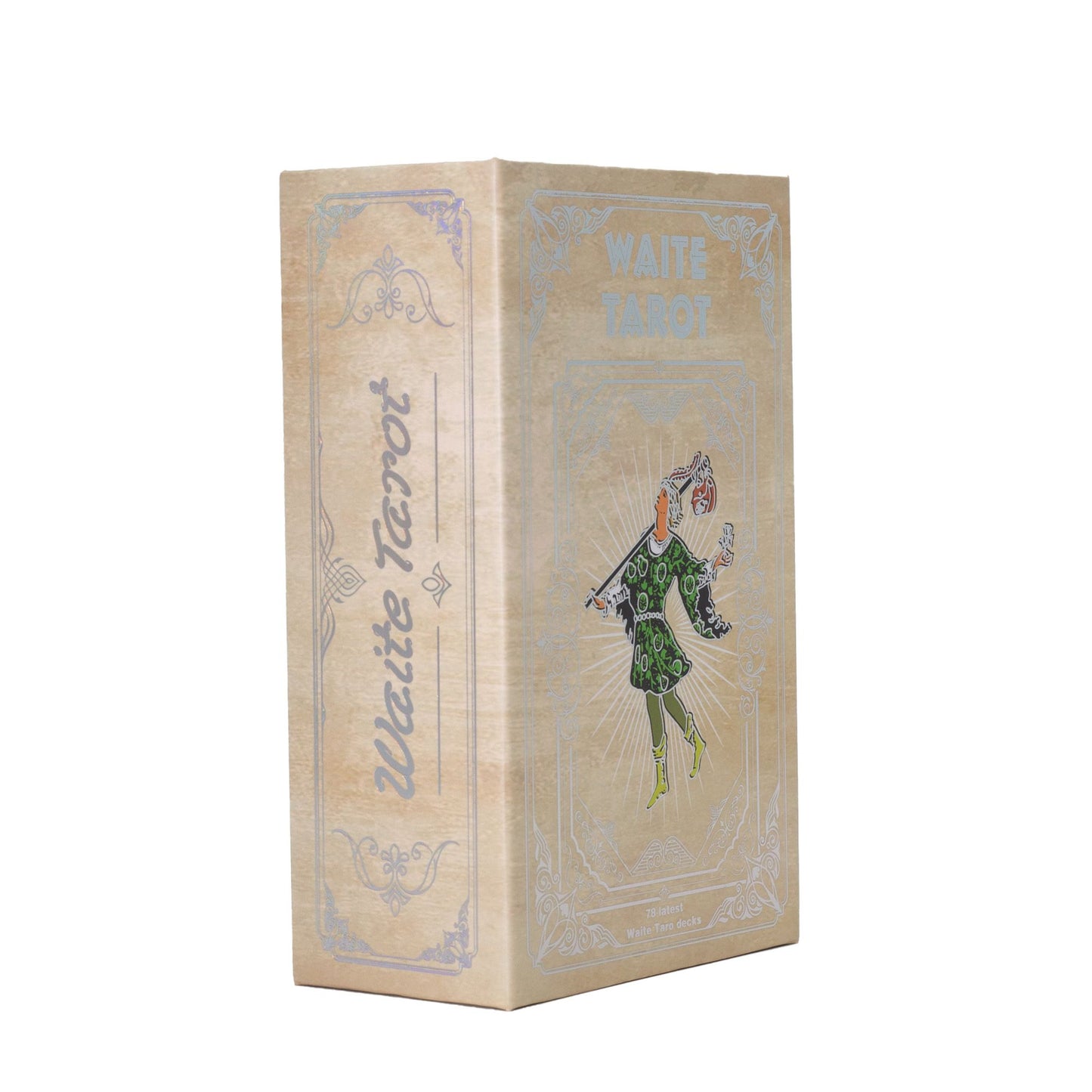 Juego de cartas de Tarot Waite con lámina de plata - con folleto