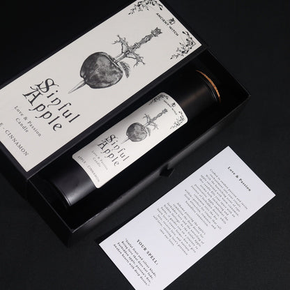 Bougies purificatrices des sorcières anciennes - Pomme pécheresse