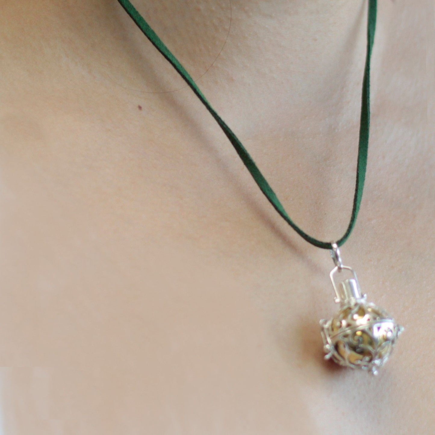 Silberne Engelsglocke - Heilung - 23mm