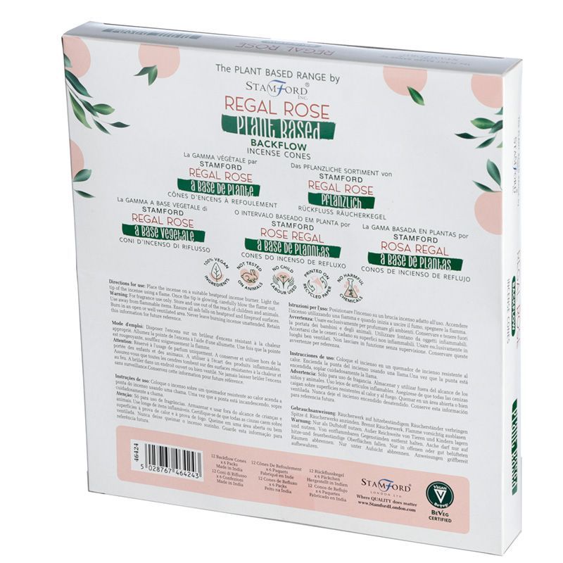 Cônes d'encens à reflux aux herbes - Royal Rose