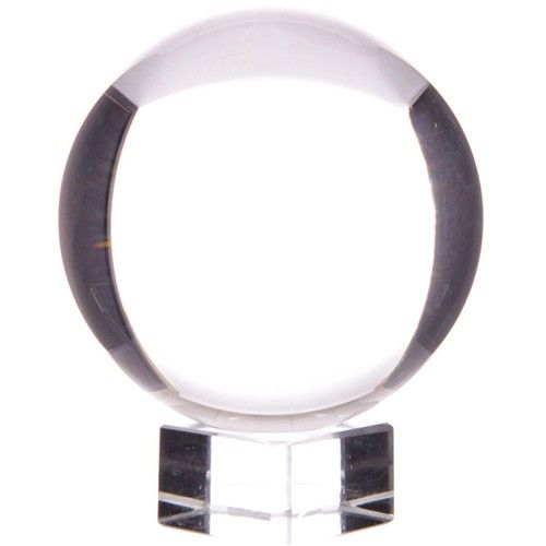 Boule de cristal avec support 200 mm
