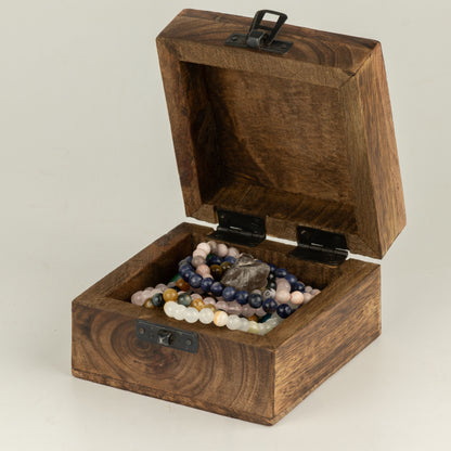 Pequeña caja esmaltada - Acuario
