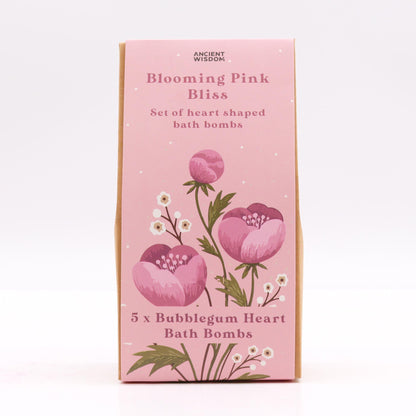 Heart Bath Bomb Set - Blooming Pink Happiness