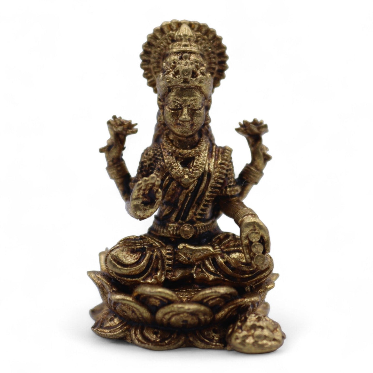 Miniaturgötter aus Messing - Buddha (17 g) - 34 mm