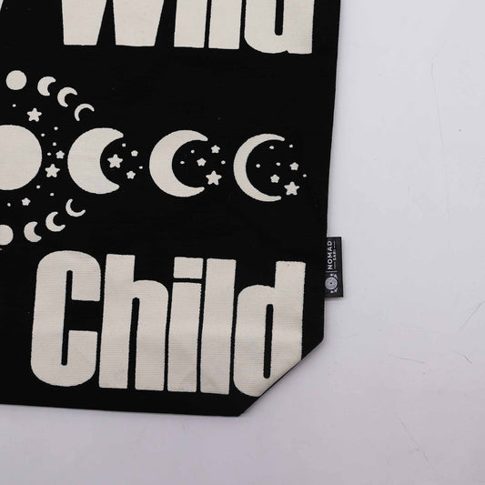 Iconic Basics Tote - Stay Wild, Stay Wild Kid - Naturschwarz 10 oz (36 x 43 x 10 cm)