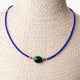 Feiner Lapislazuli- und Türkis-Anhänger aus Nepal – Halskette (42 cm)
