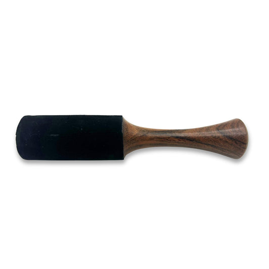 Holzstab - 18x3 cm - Mittlerer Rohrgriff mit Doppelring