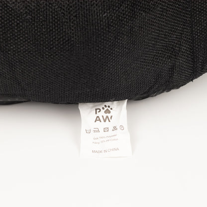 PAW Bed – Gran Corona Real – Negro y Gris – 50 × 50 × 26cm