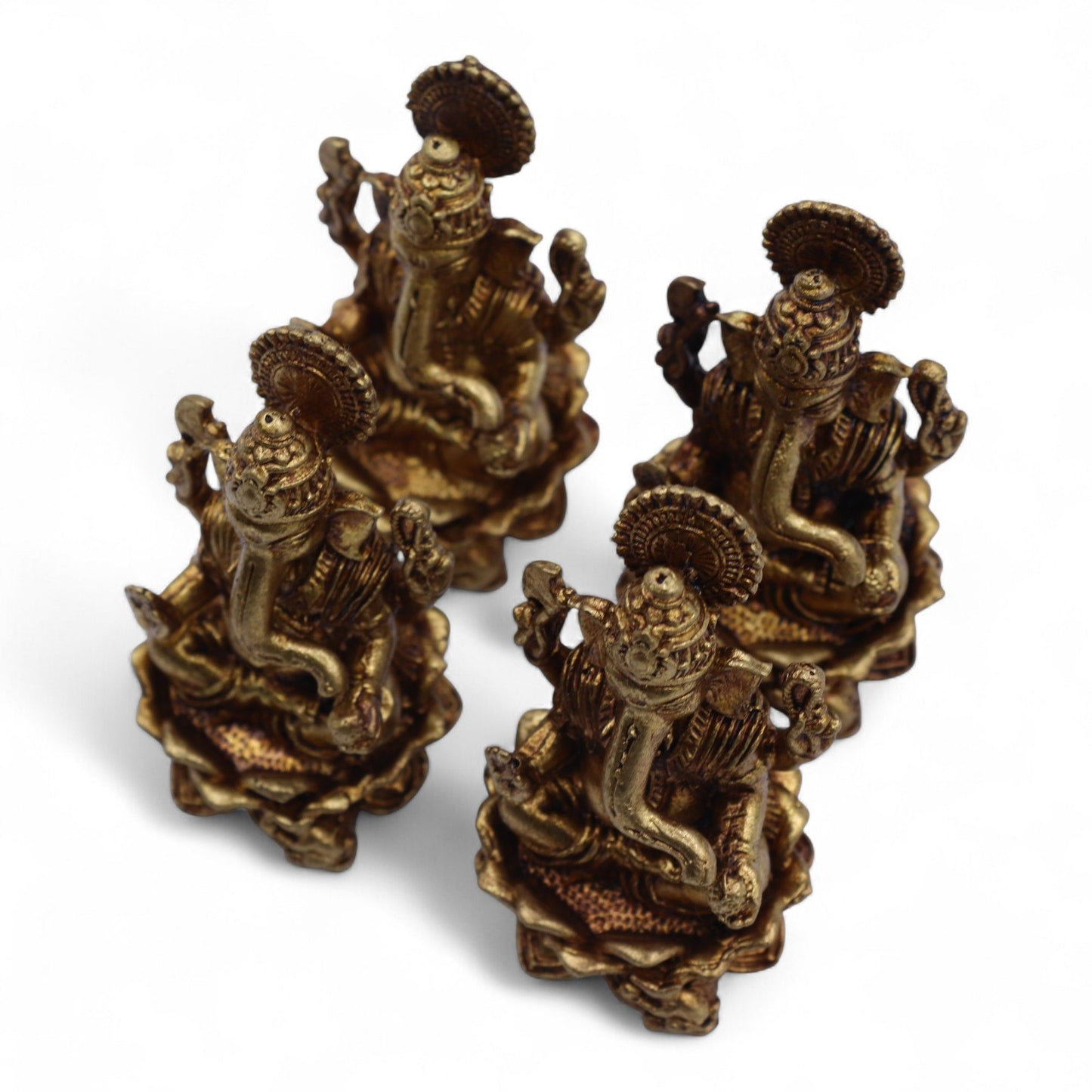 Messing Miniaturgötter - Ganesha (52 g) - 49 mm