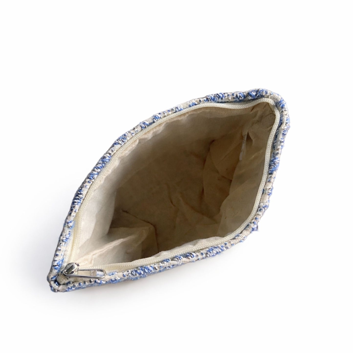 Jacquard Toiletry Bag - Indigo Echo