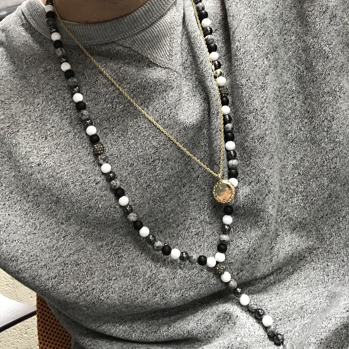 Collar Buda Piedra Negra