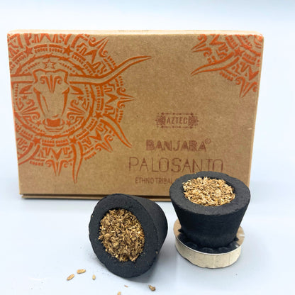 Caja de 6 copas de Resina Banjara - Palo Santo