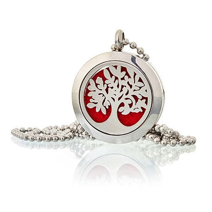 Collar Difusor Aromaterapia Árbol Vida 25mm