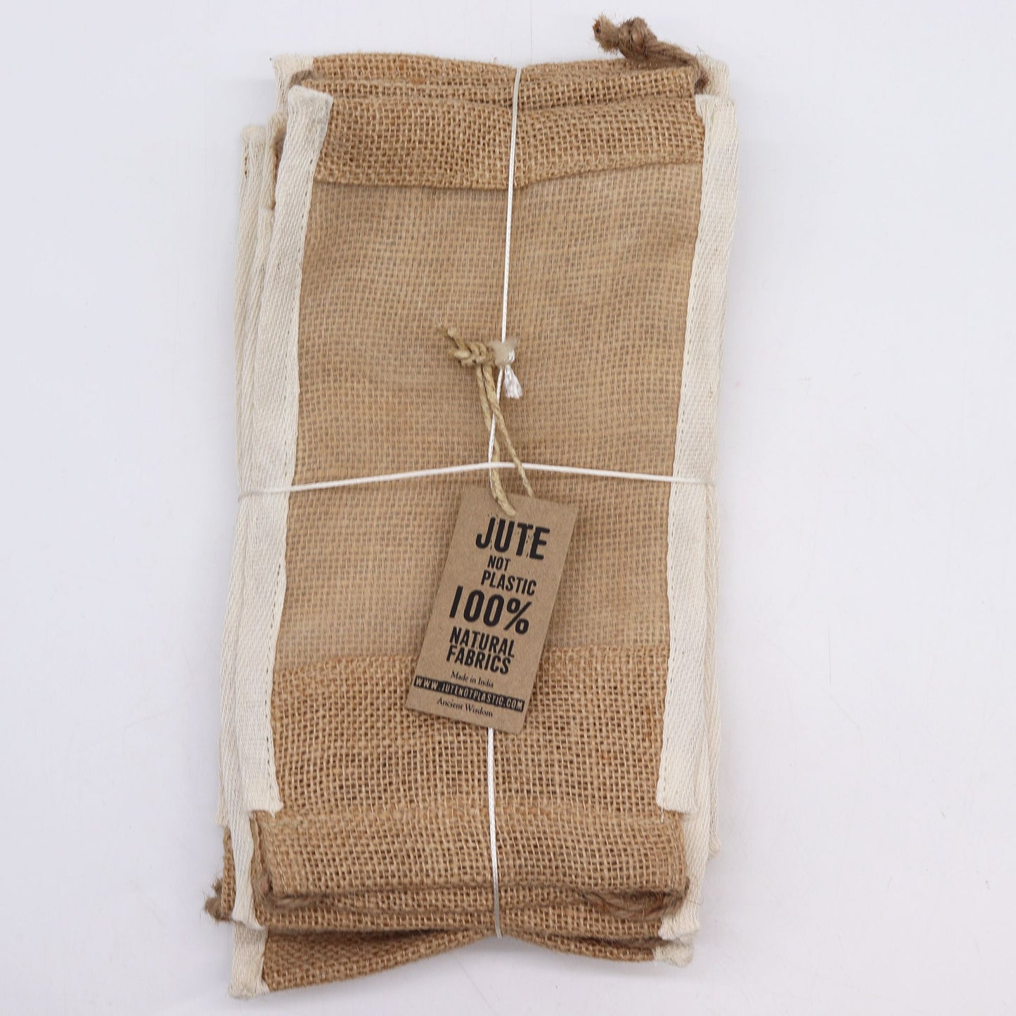 Bolsa Grande Yute Lavada 26x15cm