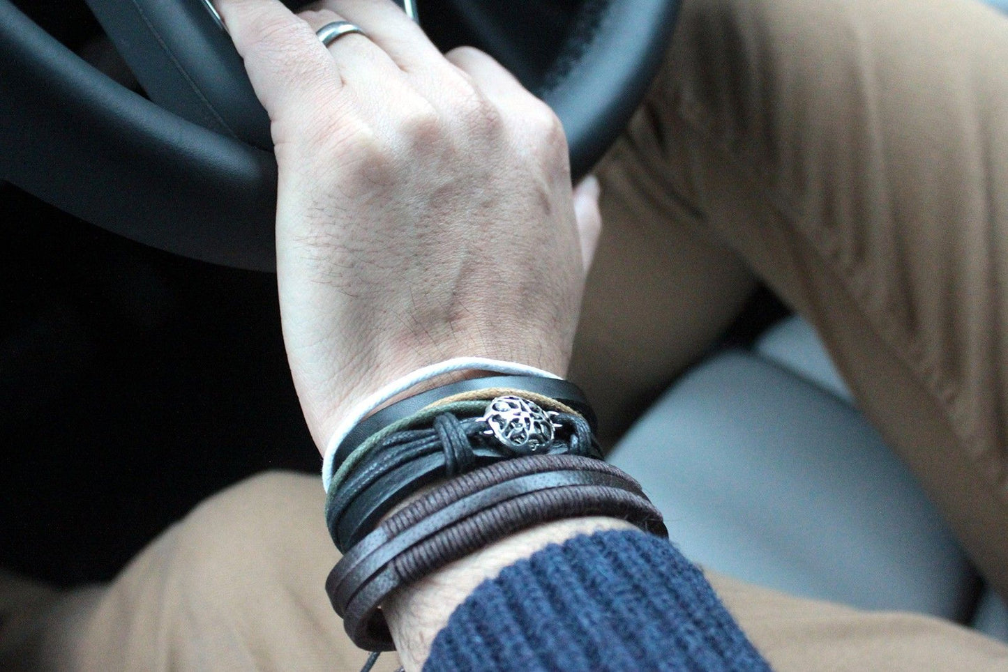 Pulsera de Hombre - Azuladas (color aleatorio)