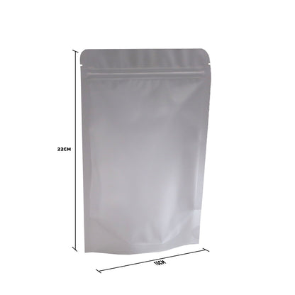 10 x Bolsa grande totalmente opaca - 15x22cm
