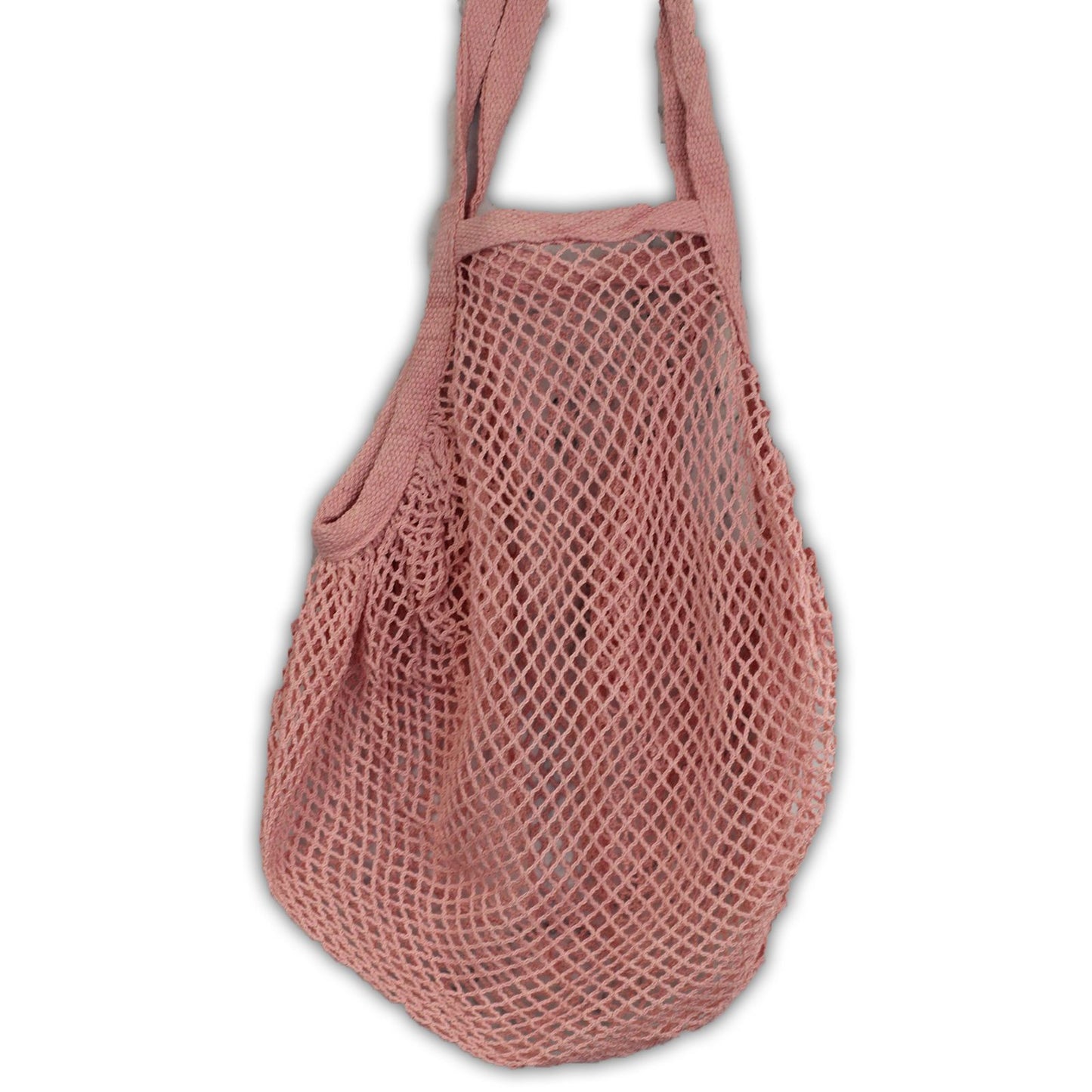 Bolsa de Malla de Algodón Puro - Rosa