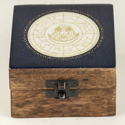 Pequeña caja esmaltada - Virgo