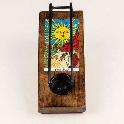 Calentador Grande para Varitas de Salvia Esmaltado - El Sol