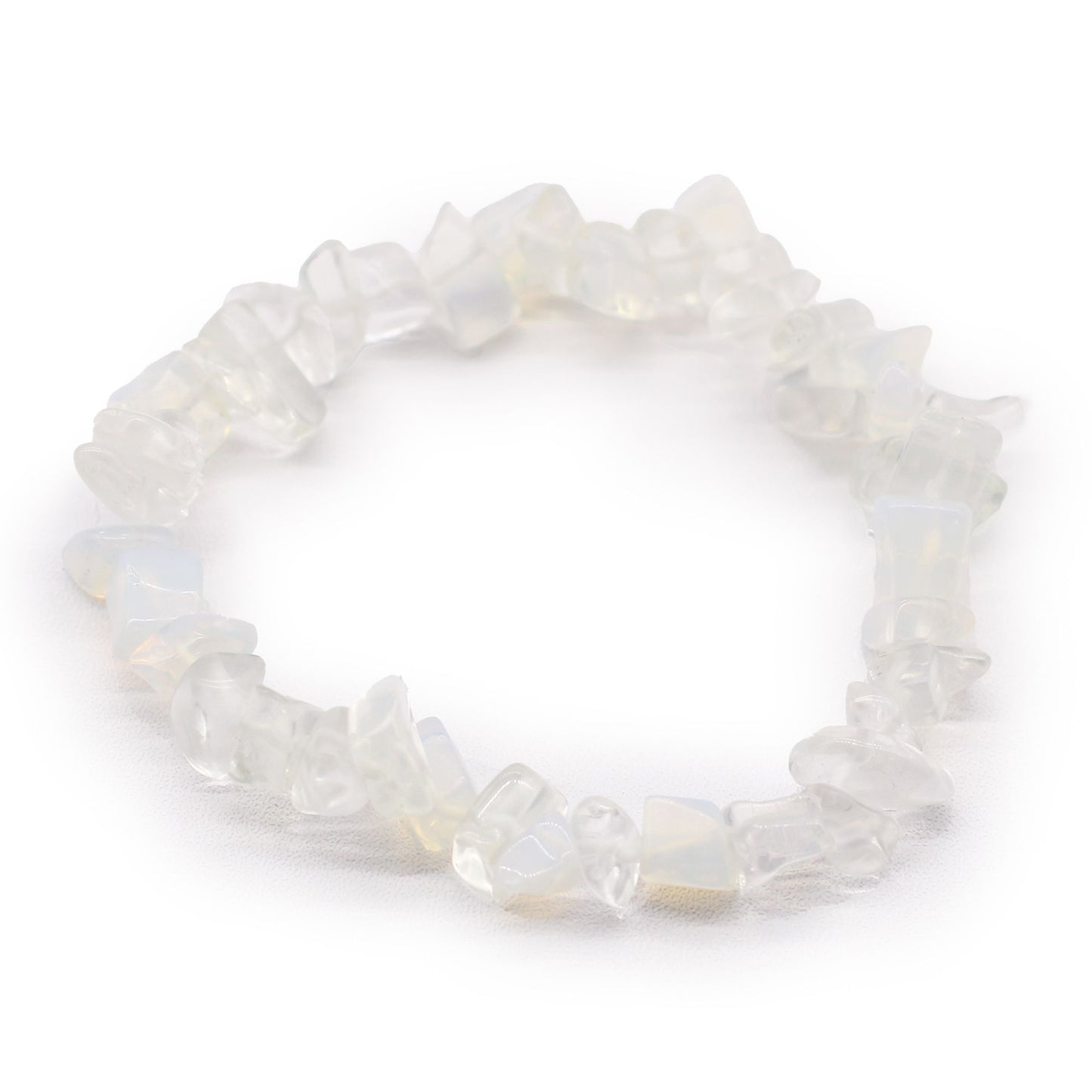 Bracelet en fragments de pierres précieuses - Opalite