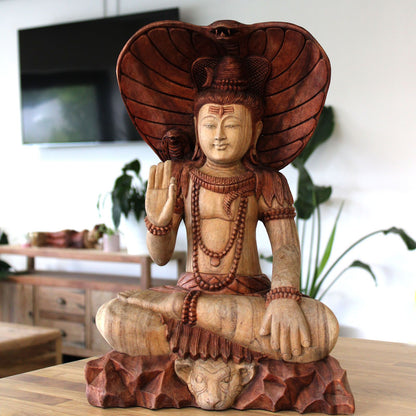 Shiva con Cobra - 50cm