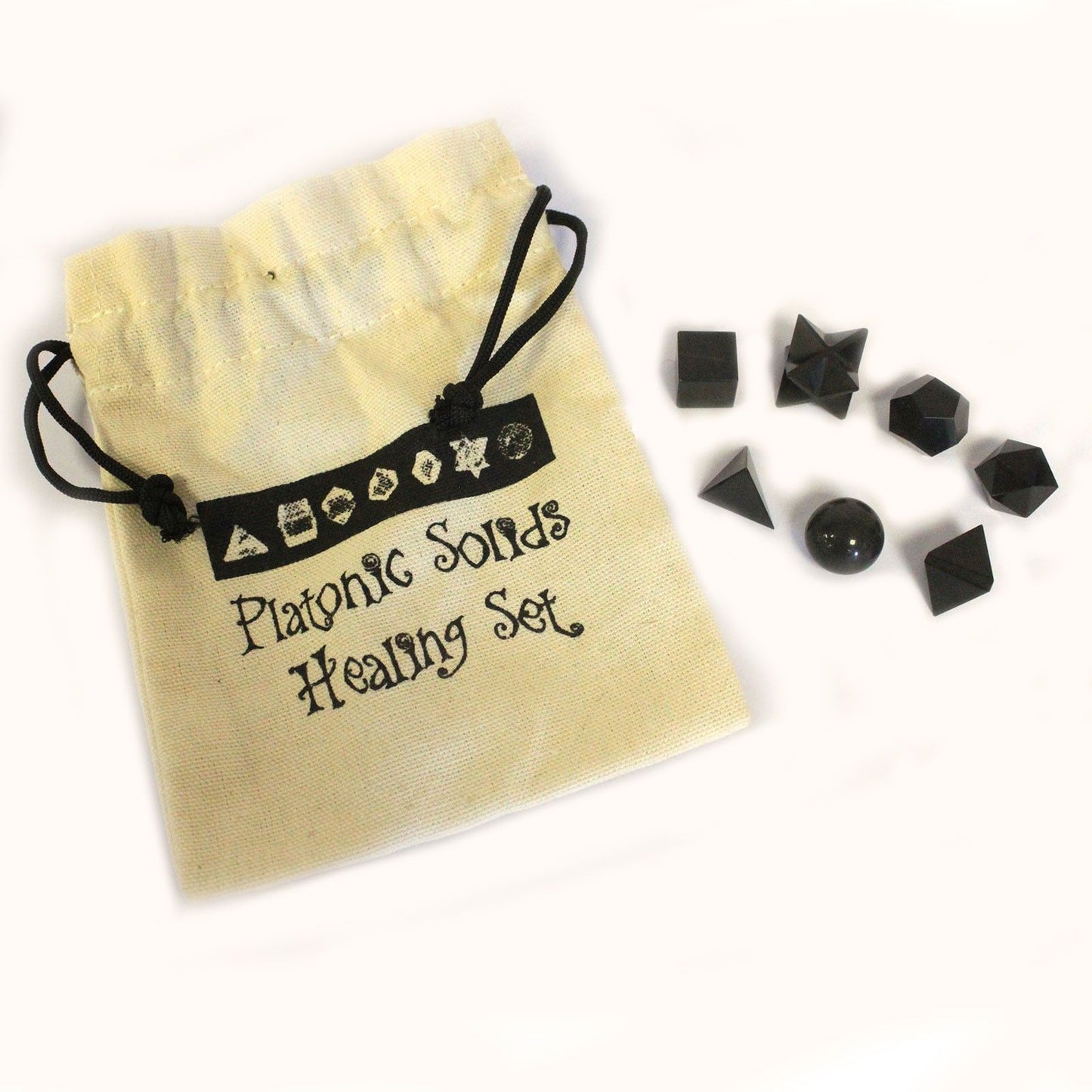 Petit ensemble de pierres de chakra (forme arrondie)