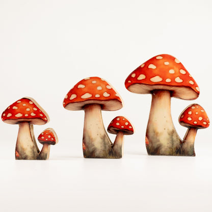 Plantas decorativas de madera - Mini seta Redcap
