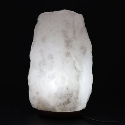 Lampe de sel de roche de l'Himalaya et base : environ 8 à 10 kg