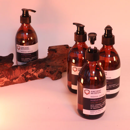Aceite de Masaje y Baño de Aromaterapia - Tonificante y Reafirmante 300 ml