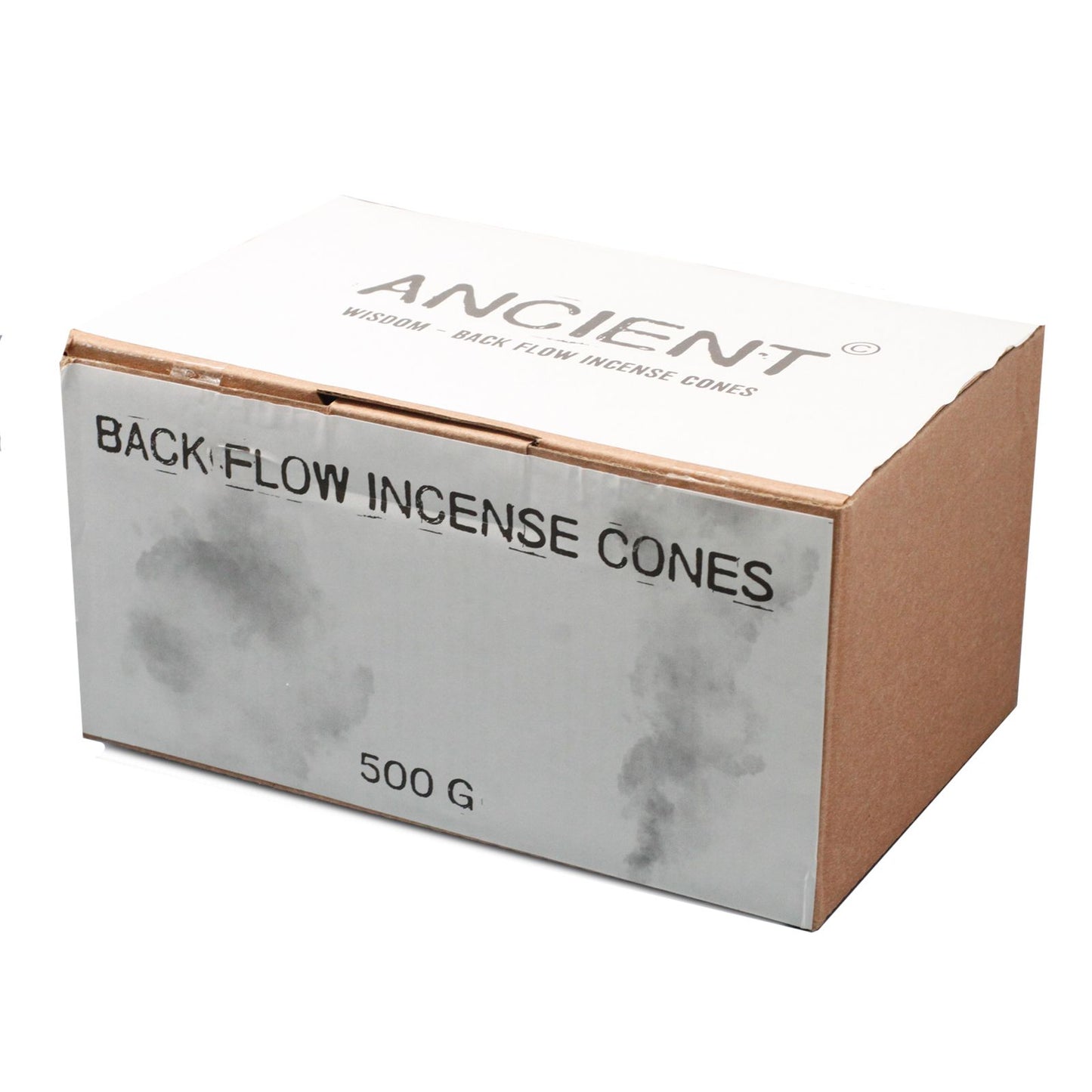 Schachtel mit Backflow-Räucherkegeln 500 g – Patchouli (ca. 225 Stück)