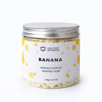Jabón de crema batida de plátano 120 g