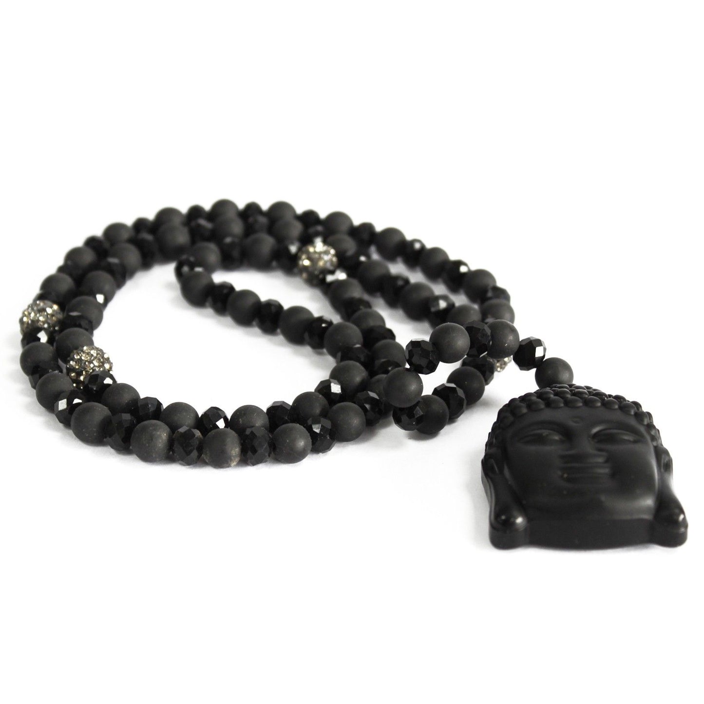 Collar Buda Piedra Negra