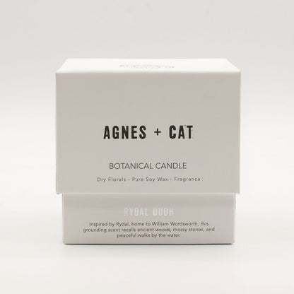 Agnes + Cat Vela de Cera de Soja Botánica - Rydal Oudh