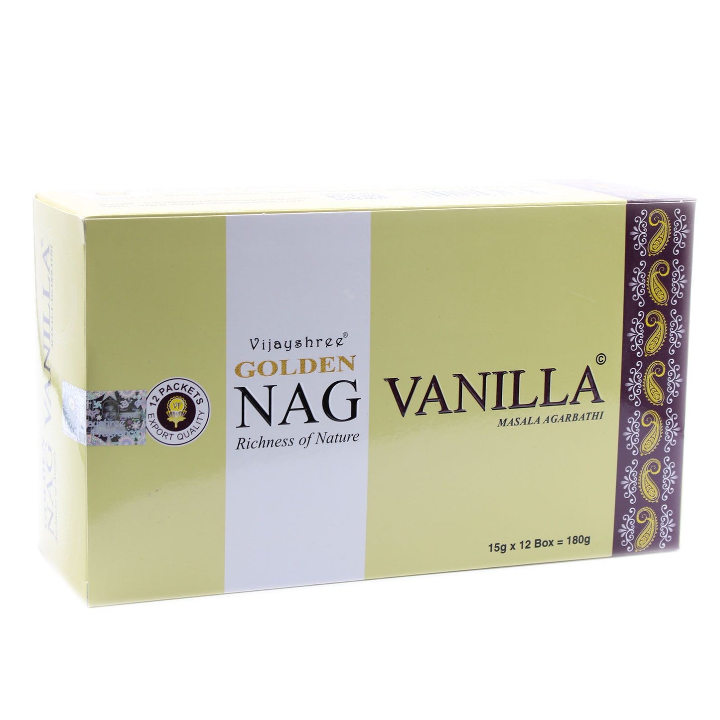 15 g de incienso de vainilla dorada