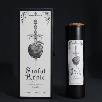 Bougies purificatrices des sorcières anciennes - Pomme pécheresse