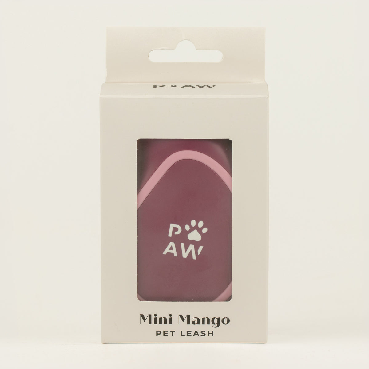 Correa para mascotas Paw Pet - Mango mini - Ciruela - 3 m