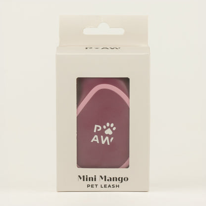 Correa para mascotas Paw Pet - Mango mini - Ciruela - 3 m