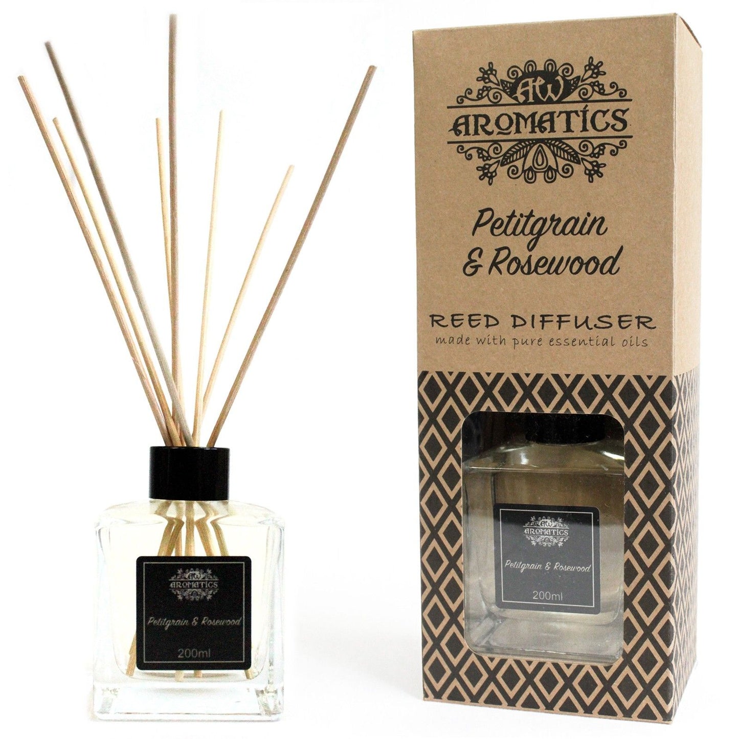 Difusor de Varillas Petitgrain Palo de Rosa